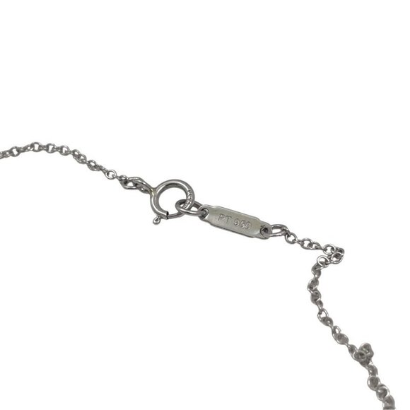 TIFFANY & CO. Platinum Diamond Necklace - Picture 8 of 9